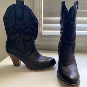 Faux cowboy boots